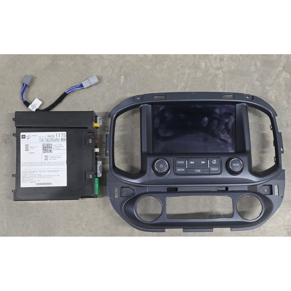 radio receiver (GM Part # 84361175) fits 2017–2018 Chevy Colorado GMC Canyon